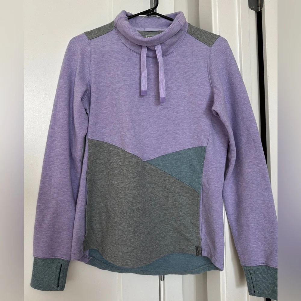 Women’s LL Bean Cozy Mixed Knit Pullover, Colorblock, XS - Picture 11 of 13